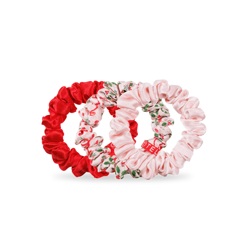 Teleties Holiday Silk Scrunchies*Final Sale
