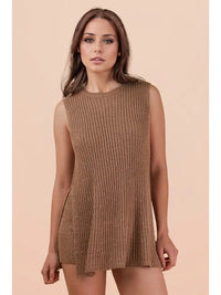 Knit Sweater Comfy Top & Shorts Set