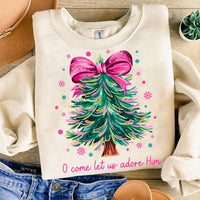 O Come Let Us Adore Him Sweatshirt*Final Sale