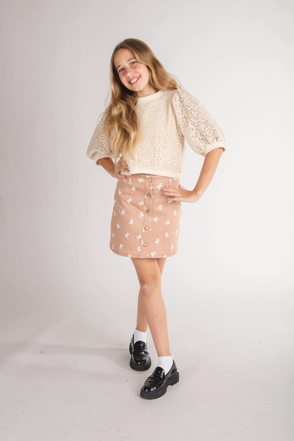 Girls Dolly Skort by Finding Foxtale