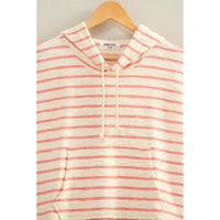 Striped Hooded Top & Drawstring Waist Shorts *Sold Separately
