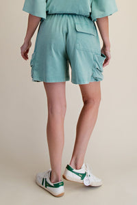 Washed Cargo Shorts