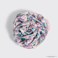 Bridgerton x Kitsch Satin Rosette Medium Flat Cloud Clip in Wisteria