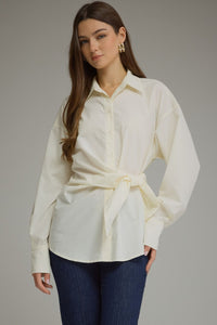 Chic Charm Tie Top