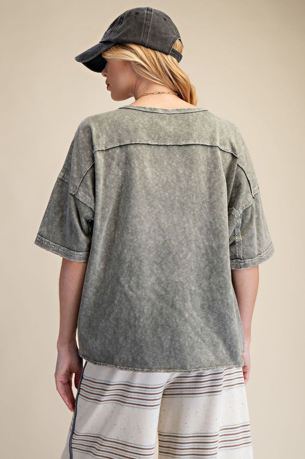 Star Patch Cotton Top