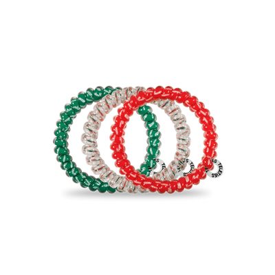 Teleties Hair Ties Christmas Styles- Large*final sale