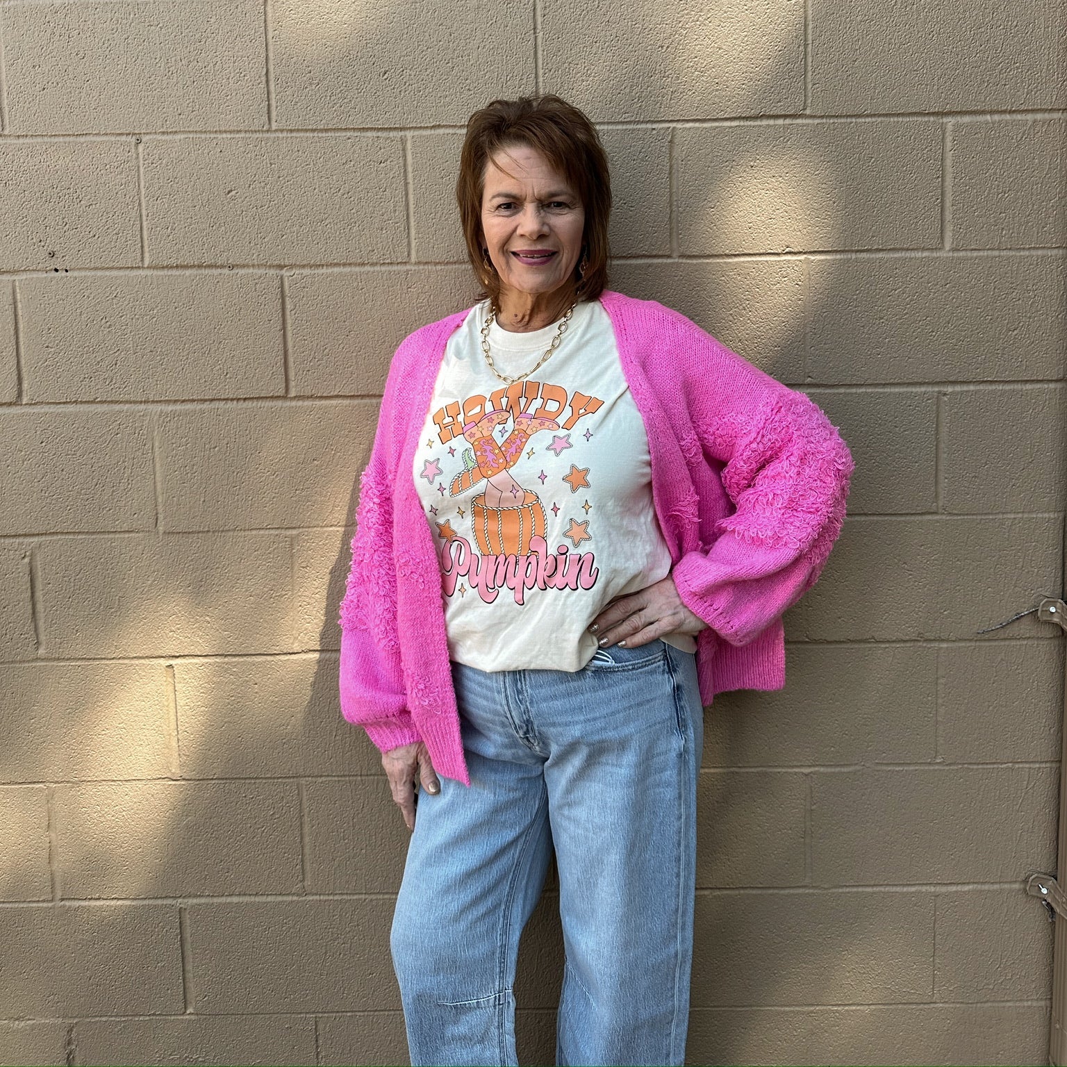 Howdy Pumpkin Graphic Tee*Final Sale*