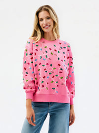 Sarah Sweatshirt/Pink Lights