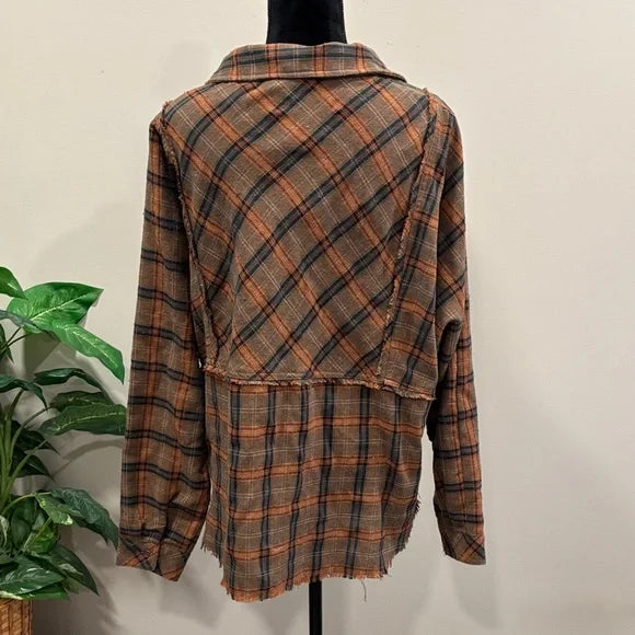 Cowgirl Up Plaid Shirt by Heyson*Final Sale