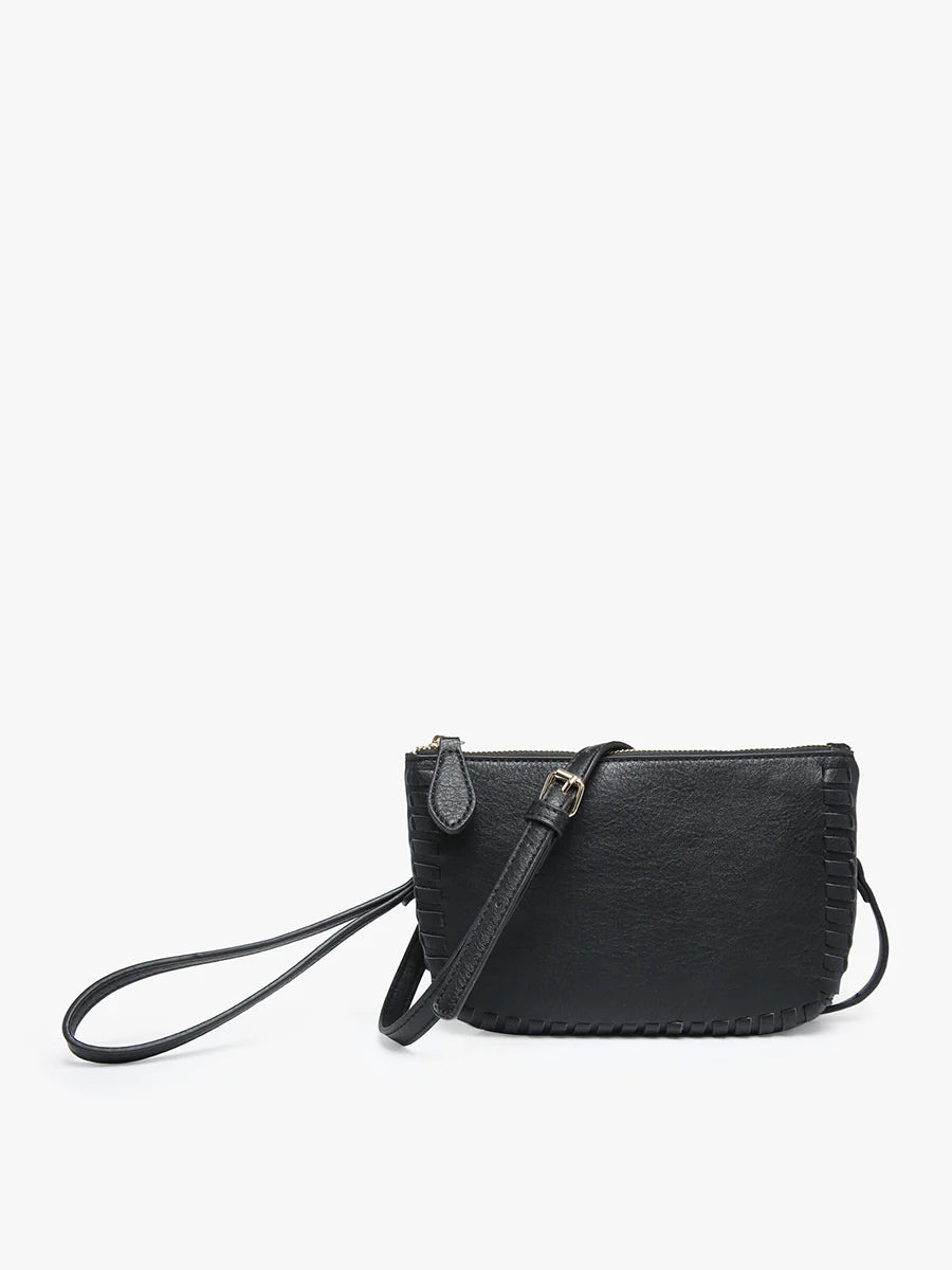 Bonnie Whipstitch Clutch/Crossbody by Jen & Co