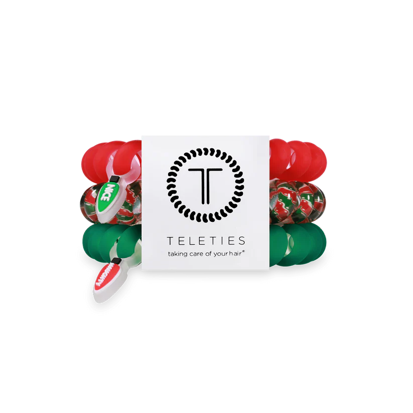 Teleties Hair Ties Christmas Styles- Large*final sale