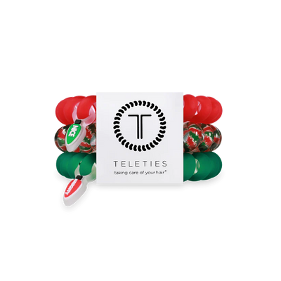 Teleties Hair Ties Christmas Styles- Large*final sale