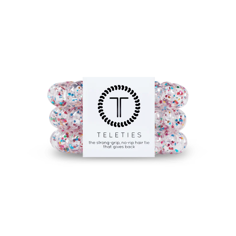 Teleties Hair Ties Christmas Styles- Large*final sale