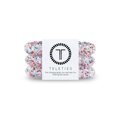 Teleties Hair Ties Christmas Styles- Large*final sale