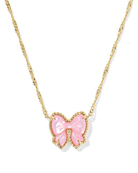 The Haley Bow Short Pendant Necklace *FINAL SALE*