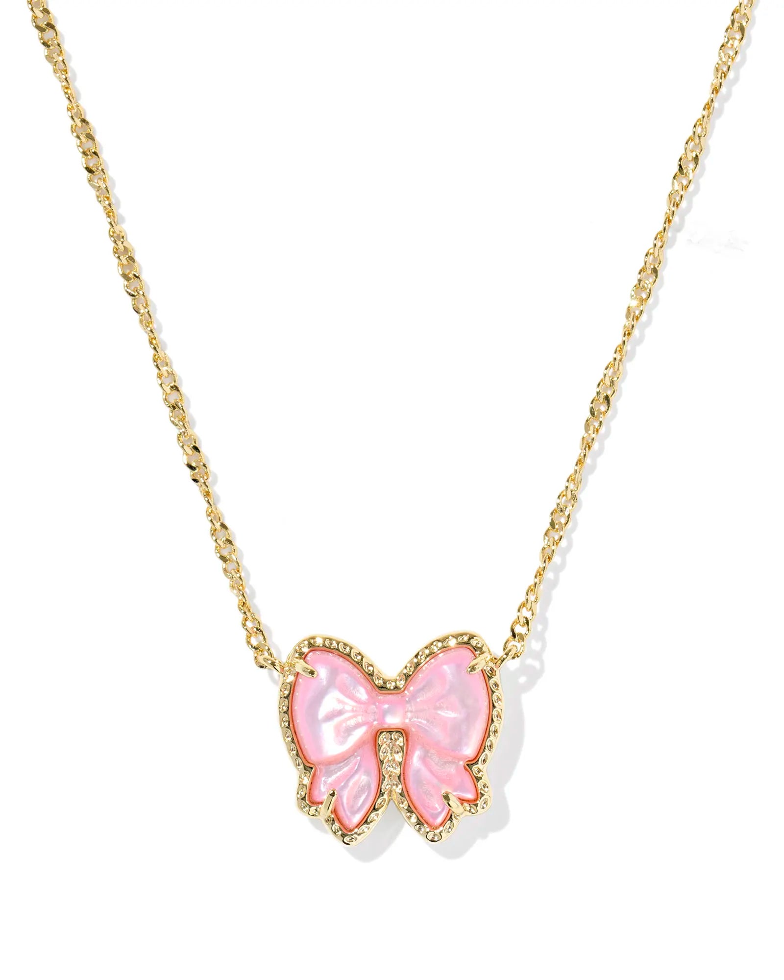 The Haley Bow Short Pendant Necklace *FINAL SALE*