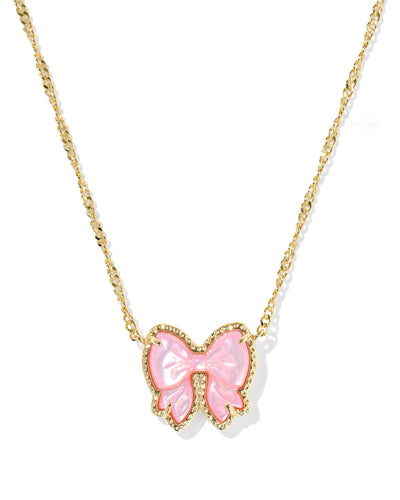 The Haley Bow Short Pendant Necklace *FINAL SALE*