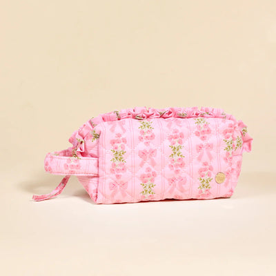 Quilted Cosmetic Pouch