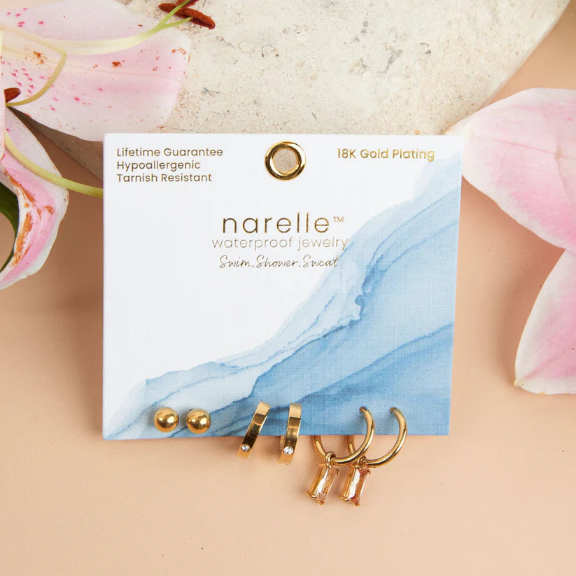 Charm Hoop Trio Set