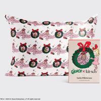 The Grinch Satin King Size Pillowcase by Kitsch