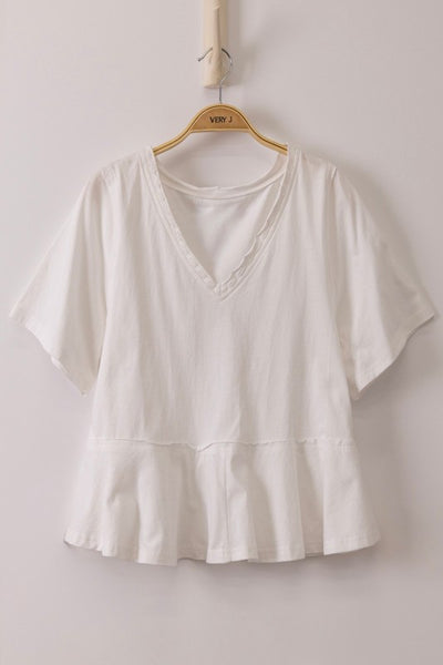 Next to You Lace Trim Top by Very J