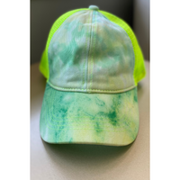 C.C. Tie Dye Ponytail Hats