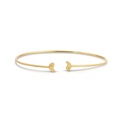 Lucky Feather Connection Cuff Bracelet