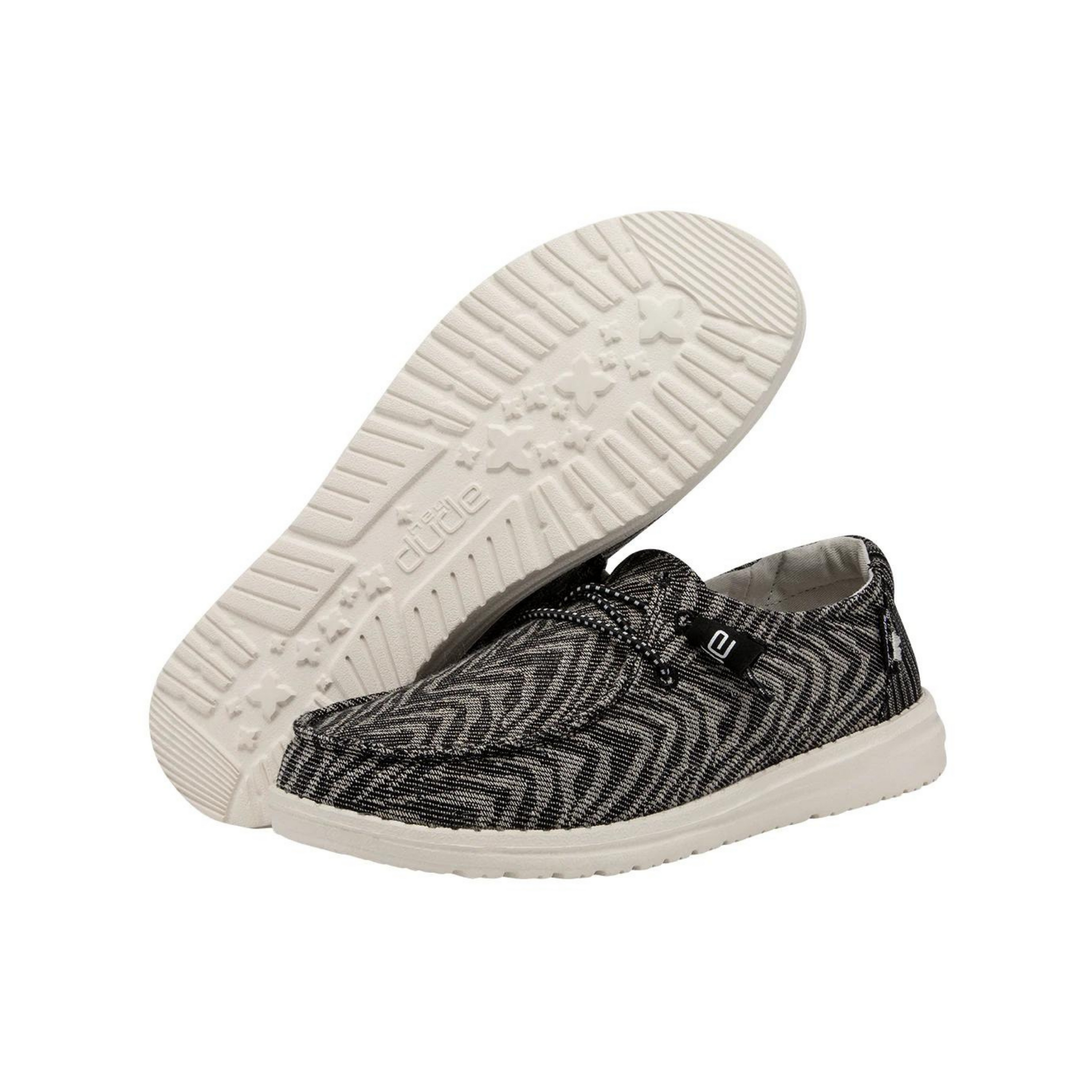 Hey Dude Wendy Woven Zebra Black Stripe *Final Sale*