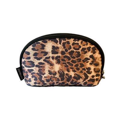 Prenelove cosmetic bag in leaside. Leopard print